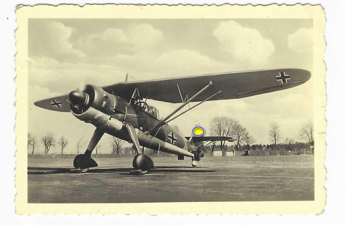 Mehrzweckflugzeug Henschel HS 126 Historisches Presse- und Sammlerfoto