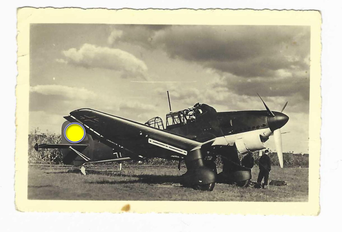 Stuka Junkers Ju 87 historical press and collector's photo