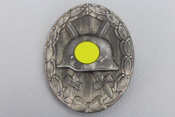 Verwundetenabzeichen Silber, Hersteller 65 Klein & Quenzer, Idar Oberstein