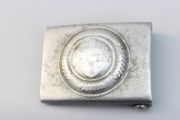 Very early RAD belt buckle denazified manufacturer DH 36, aluminium